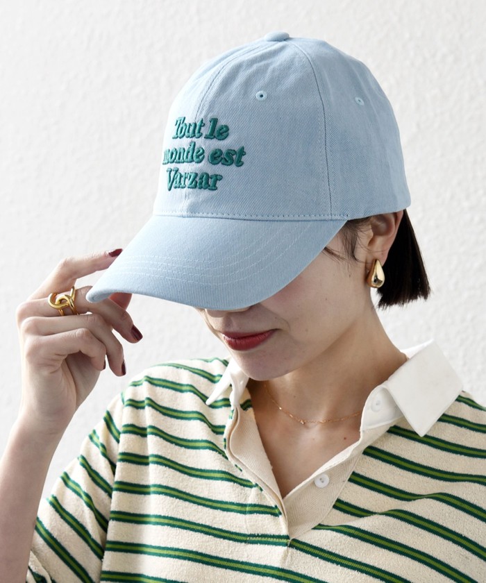★早期完売★AMI★レタリング刺繍キャップ★LETTERING BALLCAP★ ロゴ刺繍カラーキャップ|casita | RETRO GIRL ONLINE STORE