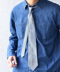 SHIPS any MEN/【SHIPS any 別注】ORDINARY FITS: ダンガリー カジュアル ネクタイ◇/507840183
