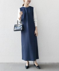 SHIPS any WOMEN/SHIPS any:〈洗濯機可能〉ダブルジャージー ストレート マキシ ワンピース/507840185