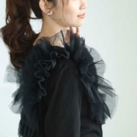Sawa a la mode/サワアラモード Sawa a la mode マルチに楽しめるチュールドッキングトップス/507840891