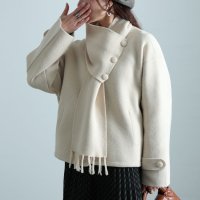 Sawa a la mode/サワアラモード Sawa a la mode もっちり生地にうっとり2wayニットカーディガン/507840892