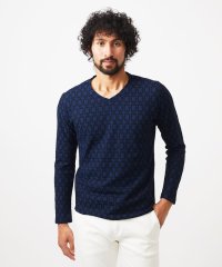 MICHEL KLEIN HOMME/《日本製》リンクスVネック長袖カットソー/507841505