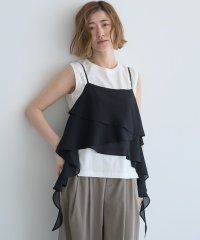 YECCA VECCA/イェッカ ヴェッカ YECCA VECCA アシメラッフルオーバーキャミ/507841638