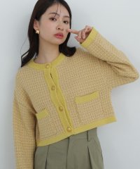 N Natural Beauty Basic/ツイードライクショートニットブルゾン/507841722