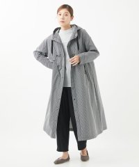 GIANNI LO GIUDICE/[洗える]ギンガムチェックタフタロングコート/507842874