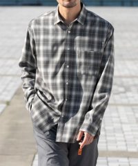 URBAN RESEARCH ROSSO/『WEB限定』オンブレチェックリラックスシャツ/507844303