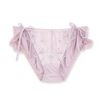 fran de lingerie/フランデランジェリー fran de lingerie 軽やかに揺れるチュールフラワー可愛くて楽ちんな紐ショーツ 「ノーブルティアラブラ002 脇紐」 脇紐ショ/505898087