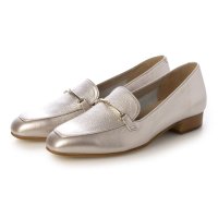 BARCLAY/【本革 / 日本製】 バークレー BARCLAY ソフトスクエアトゥ ビットモチーフ ローファーパンプス/506929436