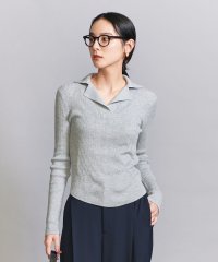 BEAUTY&YOUTH UNITED ARROWS/コットンリブ オープンカラーニット －ウォッシャブル－/507810472