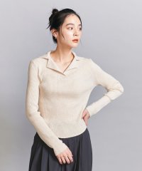 BEAUTY&YOUTH UNITED ARROWS/コットンリブ オープンカラーニット －ウォッシャブル－/507810472