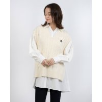archives/アルシーヴ archives ケーブルニットベスト×シャツチュニックSET/507845361