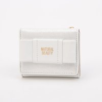 NATURAL BEAUTY BAG & WALLET/ナチュラルビューティー バッグアンドウォレット NATURAL BEAUTY BAG & WALLET イリゼ 3つ折り財布 ミニ財布 リボンデザイン/507845421