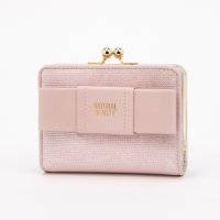 NATURAL BEAUTY BAG & WALLET/ナチュラルビューティー バッグアンドウォレット NATURAL BEAUTY BAG & WALLET イリゼ 2つ折り財布 がま口 リボンデザイン/507845422