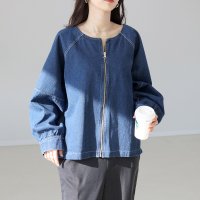 Aletta vita/アレッタ ヴィータ Aletta vita バレルスリーブデニムブルゾン/507845494