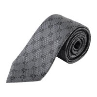 GUCCI/グッチ GUCCI ネクタイ GGパターン シルクジャカード ネクタイ 790227 4E009 1460 GREY AND BLACK/507845613