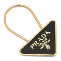 PRADA/プラダ PRADA キーホルダー トライアングル キーリング ブラック メンズ レディース ユニセックス PRADA 1PS063 66A F019F/507846318