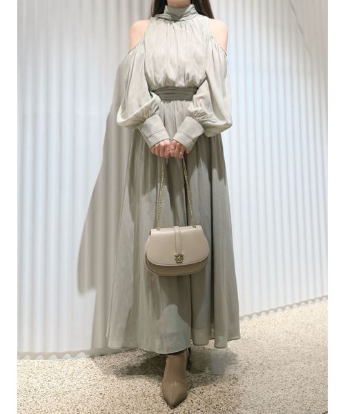 snidel コールドショルダーワンピース SNIDEL ワンピース コールドショルダーワンピース : ZOZOTOWN