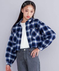 ZIDDY/【 ニコ☆プチ 掲載 】オンブレチェックシャツ＆長袖Tシャツセット(130~16/507848030
