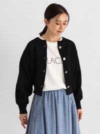 CLOVE/クローブ CLOVE クルーネックショートカーディガン/507848184