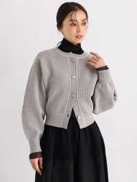 CLOVE/クローブ CLOVE クルーネックショートカーディガン/507848184