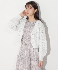 JILL by JILL STUART/アイレットクロップドケーブルカーディガン/507848241