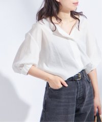 journal standard  L'essage /オーガンジーニュアンスノーカラーシャツ/507848475