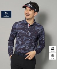adabat/【新レーベル ADABAT NAVY】UVカット/吸水速乾 モナコリンクス長袖ポロシャツ/507848576