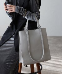 GUSCIO/グッシオ GUSCIO ダブルハンドルスクエアトートバッグ/507848982