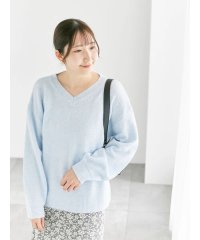 Te chichi TERRASSE/メランジVネックニット/507849197