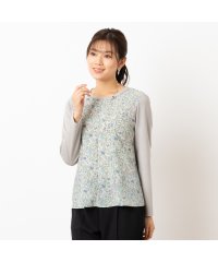 LOBJIE/ 【洗える・アンサンブル可能・日本製】リバティプリント カットソー/507849219