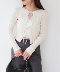 U by Spick&Span/フロントリボンリブニットトップス/507849306