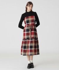 BLUE LABEL CRESTBRIDGE/【一部店舗限定】クレストブリッジチェックエアリーツイルテレココンビドレス/507849555