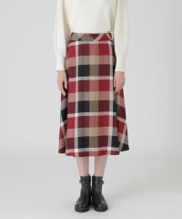 BLUE LABEL CRESTBRIDGE/【一部店舗限定】クレストブリッジチェックエアリーツイルフレアスカート/507849559