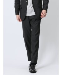 TAKA-Q/タカキュー TAKA－Q クロスストレッチ スリムフィット ノータックスラックス デニム風黒(セットアップ可能)/507850152