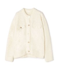 Ballsey/ミックスツイード クルーネックカーディガン/507850161