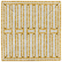 HERMES/エルメス Hermes スクエアプレート プチカレ No2 モザイク 25 ゴールド【返品不可商品】/507850223
