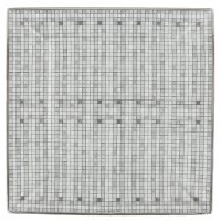 HERMES/エルメス Hermes スクエアプレート プチカレ No2 モザイク 24 プラチナ【返品不可商品】/507850228