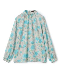 TOMORROWLAND collection/アネモネプリント ギャザースタンドカラーブラウス/507850702