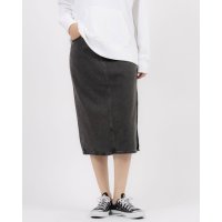 LEVI’S OUTLET/SIDE SLIT SKIRT WASHED NOIR BLACK/507621530