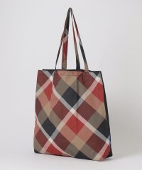 BLUE LABEL CRESTBRIDGE/パーシャルクレストブリッジチェックエコバッグ/507773251