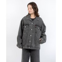 LEVI’S OUTLET/XL WOMEN'S トラッカージャケット ブラック WORN IN/507782584