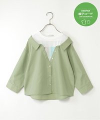 ikka kids/【親子おそろい】フォトTドッキングブラウス（120〜160cm）/507832386