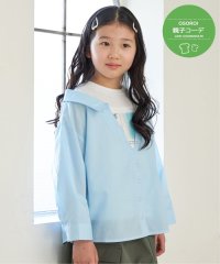 ikka kids/【親子おそろい】フォトTドッキングブラウス（120〜160cm）/507832386