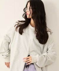 JUNRed/フロントジップスウェットクルー/507846479