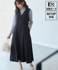 ROPE' PICNIC/【花粉ガード】クリアツイルジャンパースカート/セレモニー・通勤対応・セットアップ対応/507848896