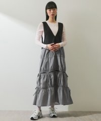 ADAM ET ROPE'/【WEB限定】コンビリボンワンピース/507849630