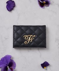 Maison de FLEUR/メゾン ド フルール Maison de FLEUR Fロゴキルトカードケース/507851470