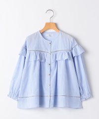 SHIPS KIDS/SHIPS KIDS:80～90cm / スナップ ボタン フリル ブラウス/507851760