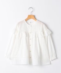 SHIPS KIDS/SHIPS KIDS:80～90cm / スナップ ボタン フリル ブラウス/507851760