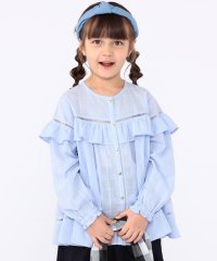 SHIPS KIDS/SHIPS KIDS:100～130cm / スナップ ボタン フリル ブラウス/507851761